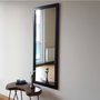 Hanah Home Espejo A203 Marco Laminado Negro 40x105 cm